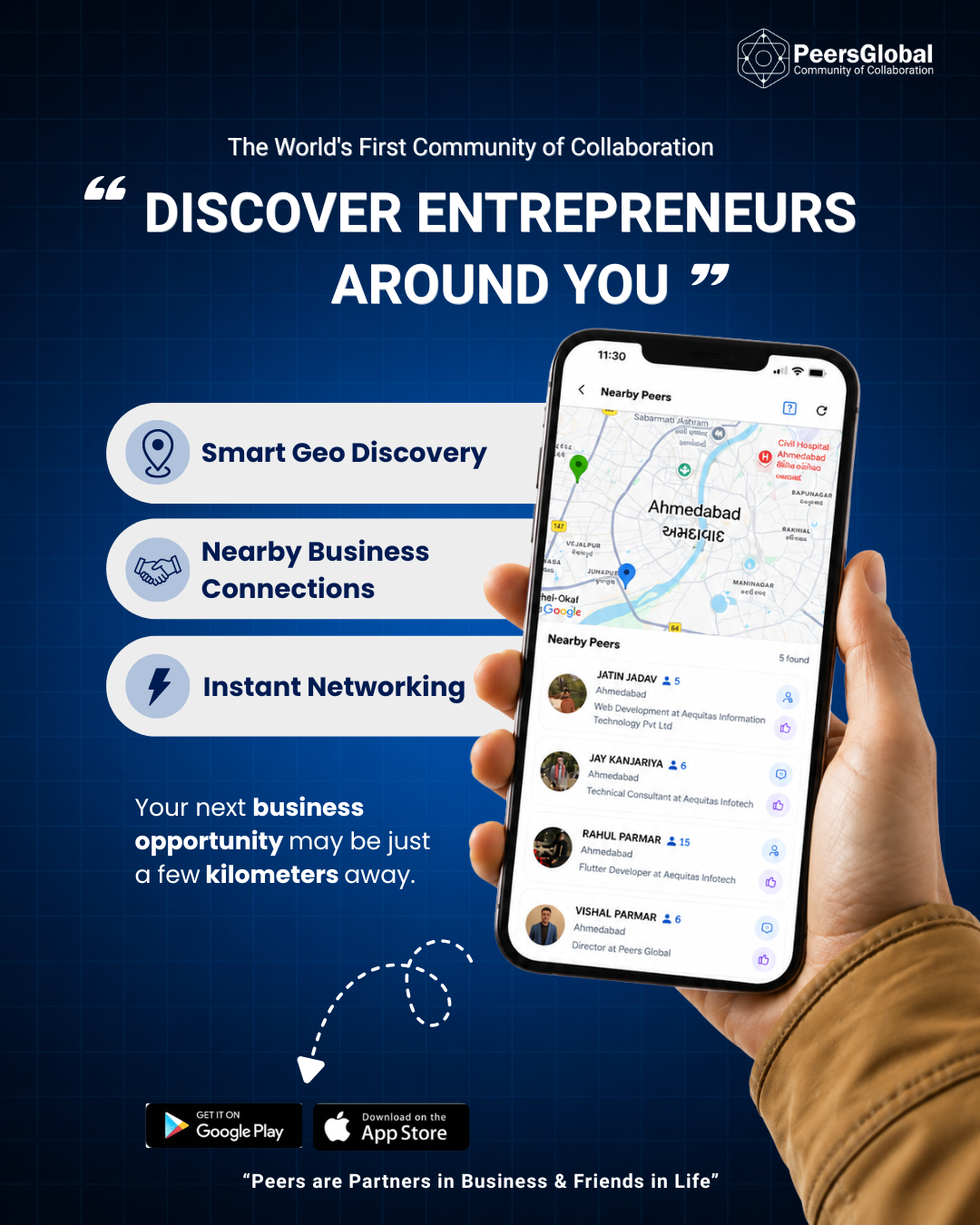 Discover Entrepreneurs Around You